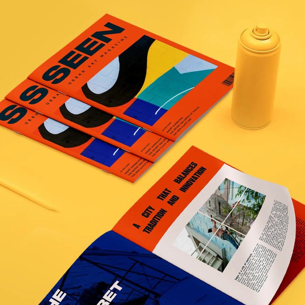 impressão de revistas