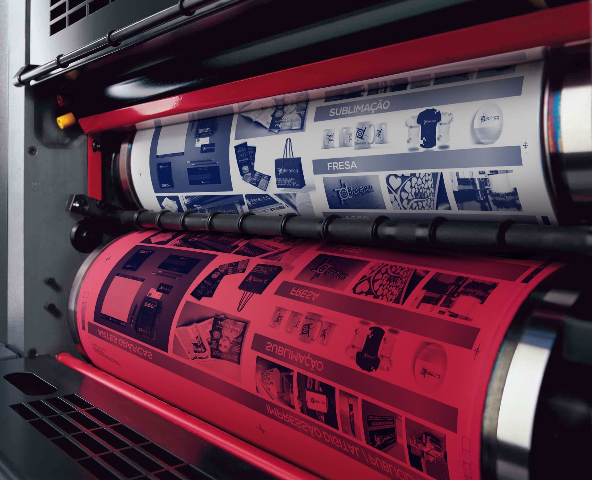 impressão offset de revistas de alta qualidade